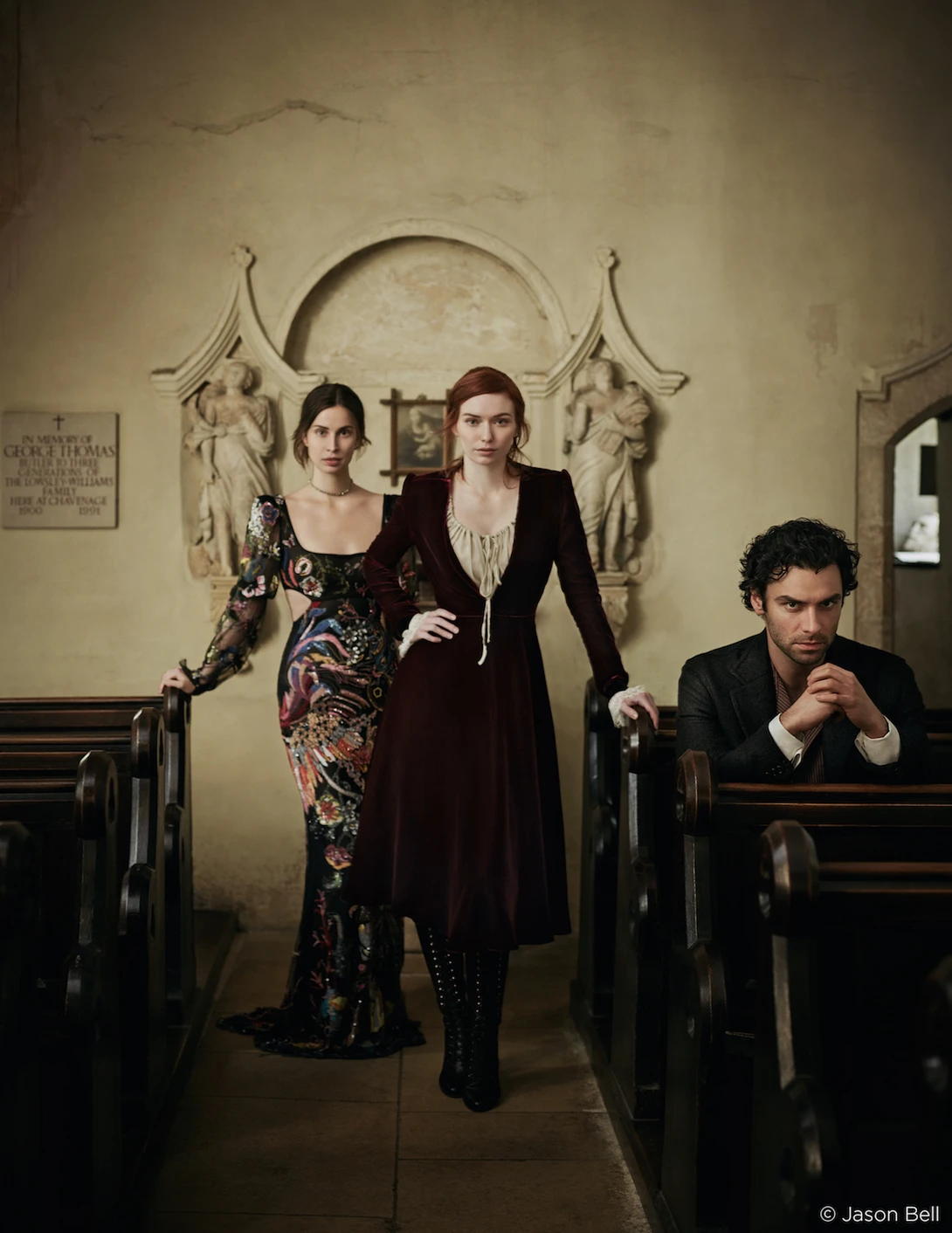 Jason Bell photoraphs the Poldark cast for Vogue UK