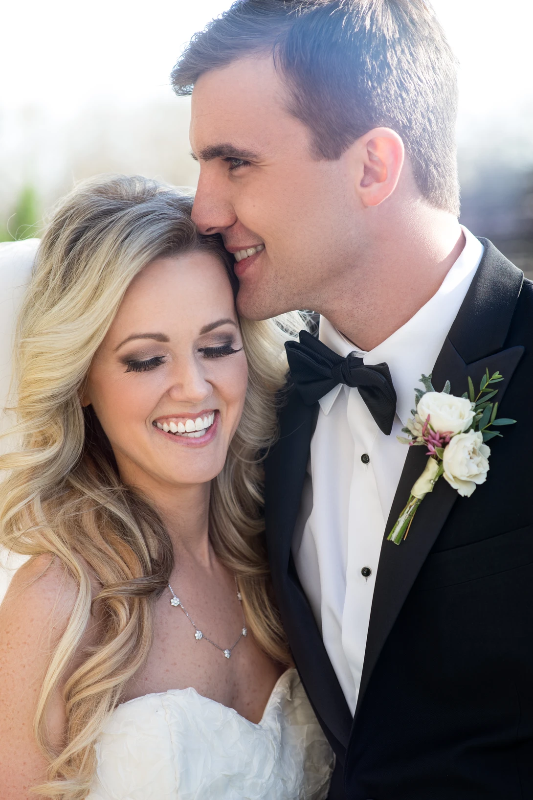 happy couple in the wedding issue of Brentwood Lifestyle Magazine
