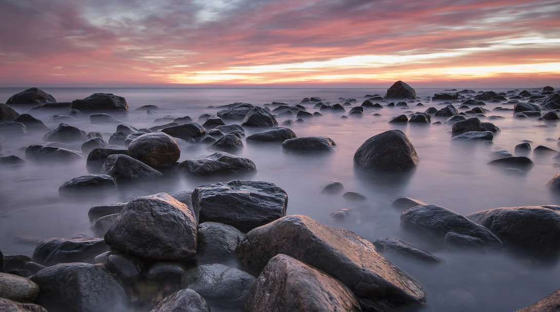 A real photograph of a real sunrise taken in the real world.