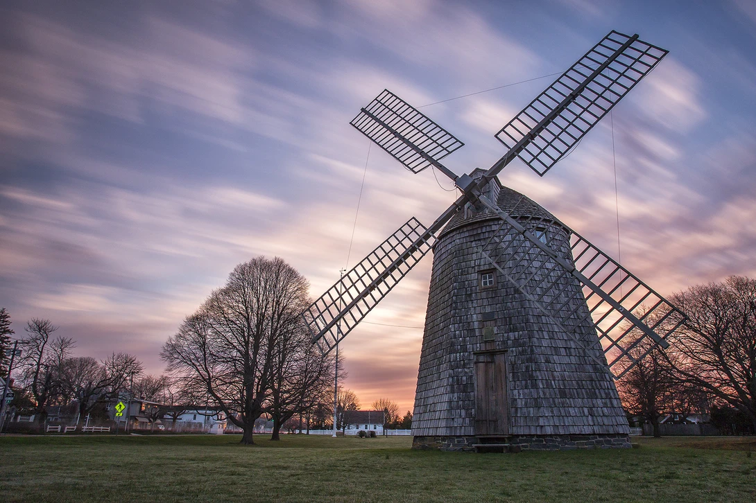 The windmill in Water Mill, N.Y.