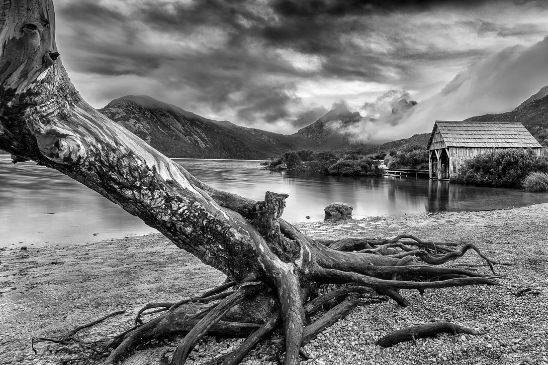 lake, mountain, black and white, long exposure, slow shutter, nisi filter