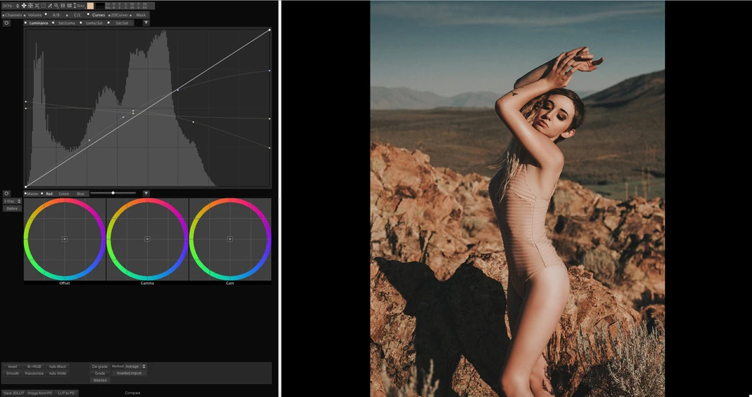 Three-Way Color Editing in 3DLUT Creator