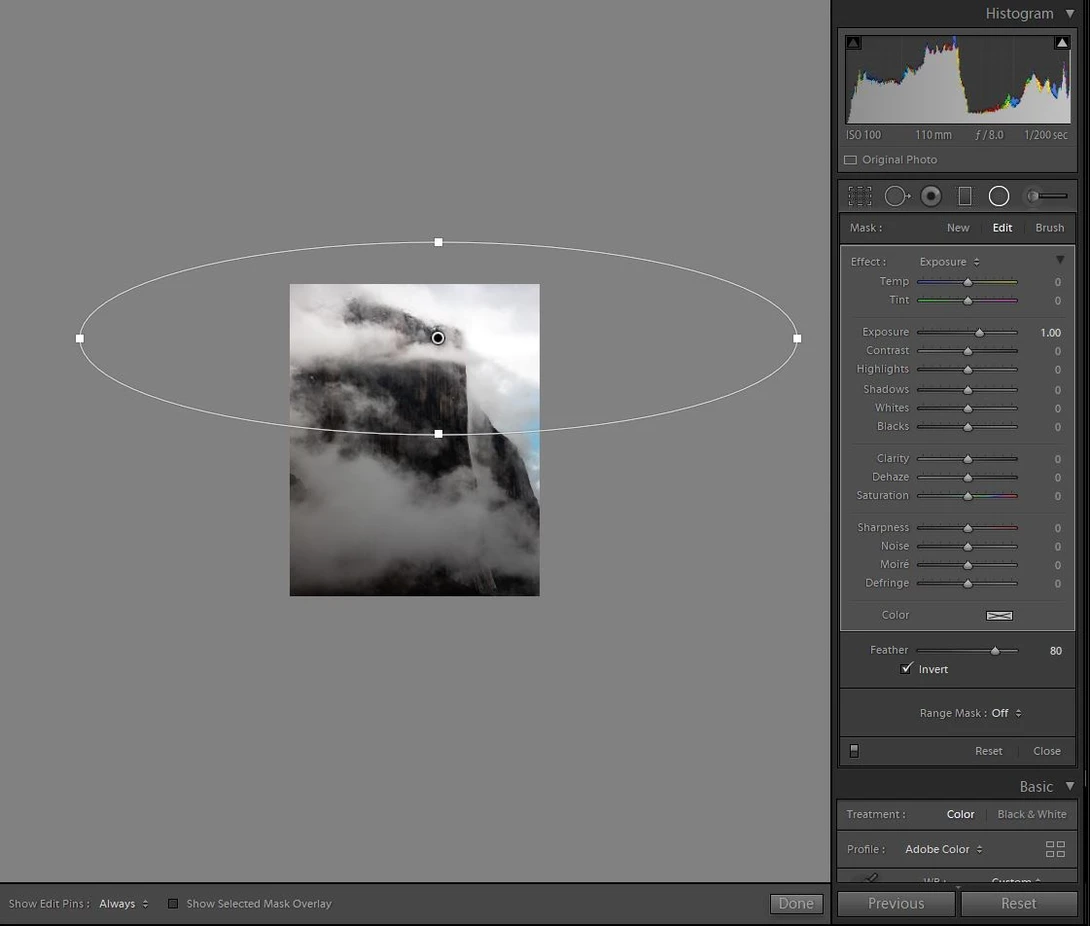 Shaping your Radial Filter