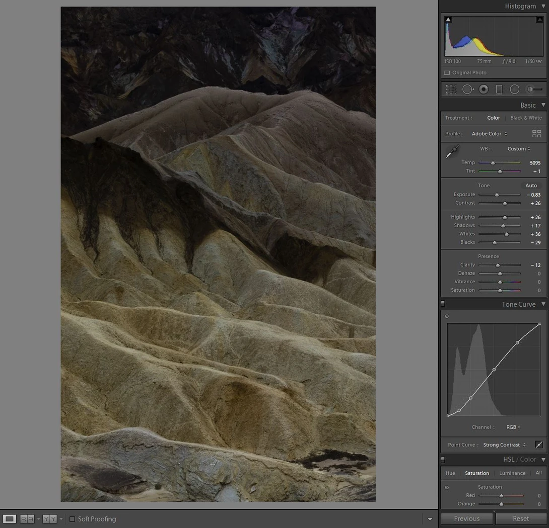 Darkening After Basic Edit