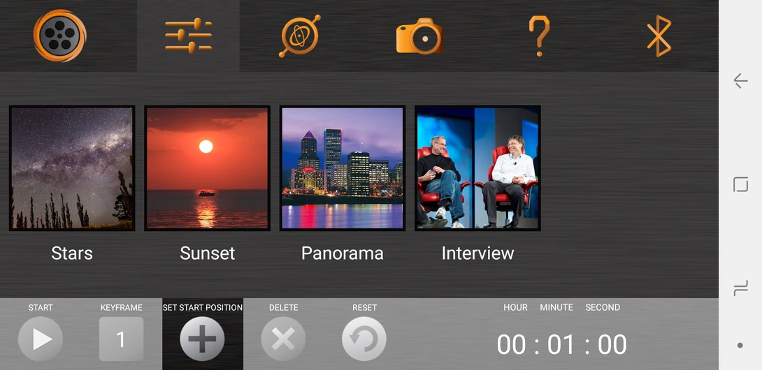 Cinetics Lynx App Modes