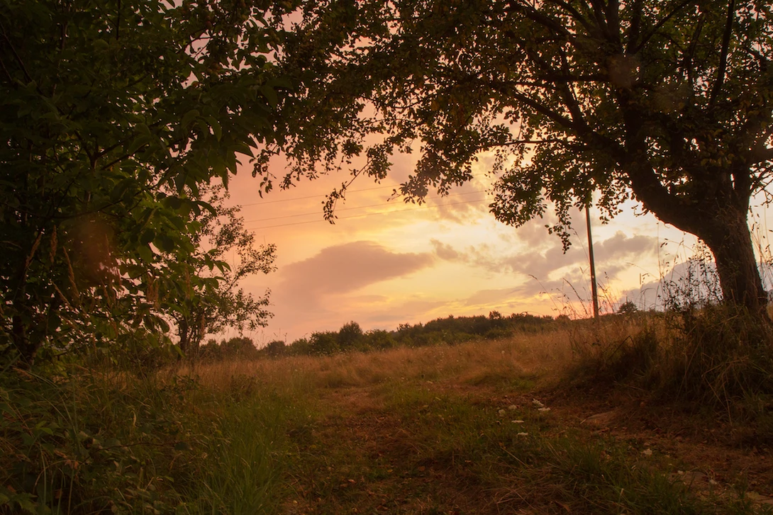 Edited sunset image