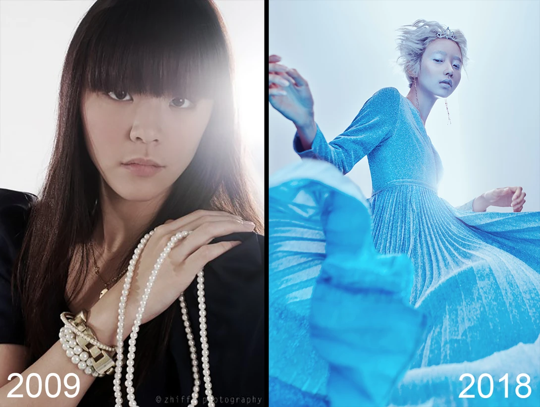 Shavonne Wong's incredible 2009 vs 2018 comparison
