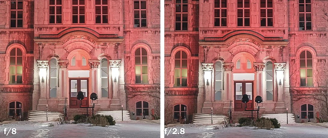 A sample image at 100 percent with the Fujinon XF 16mm f/2.8 R WR lens and Fujifilm X-T30 body. Both the lens and body were pre-production samples.