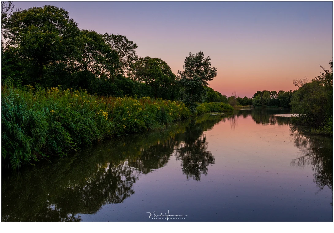 Another pond nearby, five minutes distance with a bike. Can you image there are houses on the left, and a busy road with factories on the right? (Leica SL + 35mm | ISO800 | f/11 | 1/30)