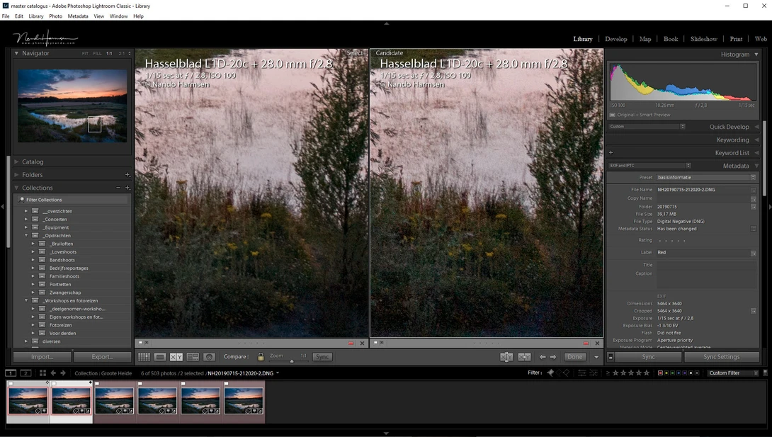 You can see the difference between a single shot and the stacked image. Details are still visible