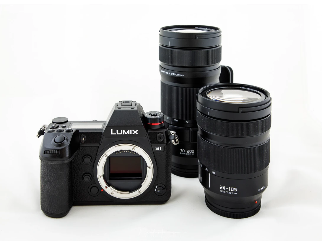 The Panasonic Lumix DC-S1 with a nice 24-105mm f/4 and a 70-200mm f/4. I used it for a couple of months and came to love the system.