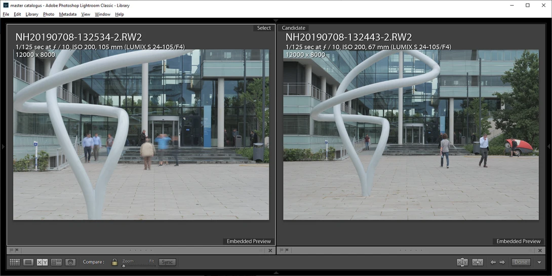There is super resolution possible, making a 96 mp photo with the 24 mp sensor. You can set your camera to cancel out movements, just like in this example. It does an amazing job.