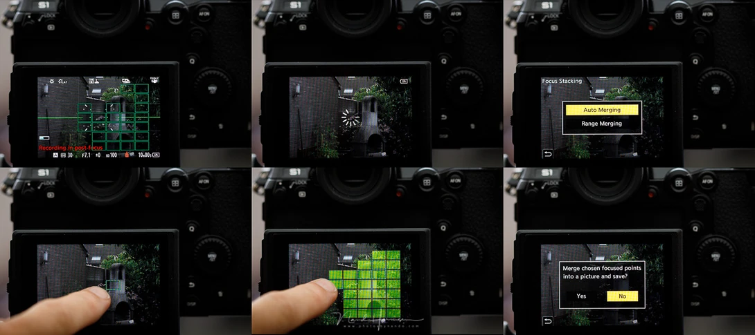 Post focus / focus stacking is another option build into the Lumix S1, just like I saw with the Lumis G9 and GX9. Unfortunately the result is only in JPG, so take care of your exposure first.