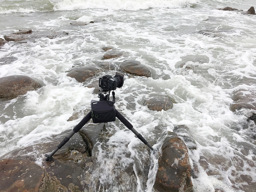 My work horse: the Gitzo Systematic Series 3 tripod. It is a sturdy tripod, perfect for rough situations. I find it a tripod to rely on. But it is heavy and large, something to take into account when hiking.