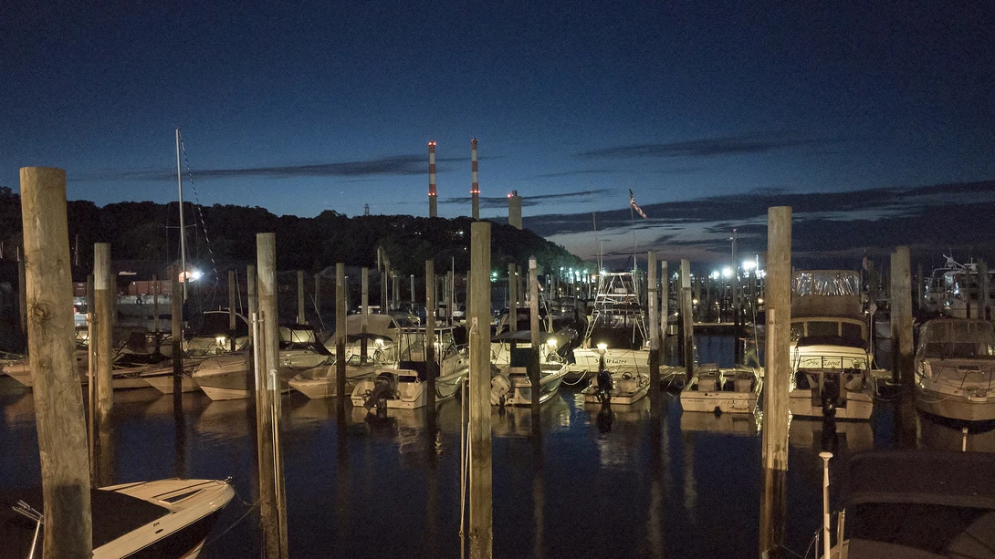 The Pixel 3a's capability without Night Sight enabled.