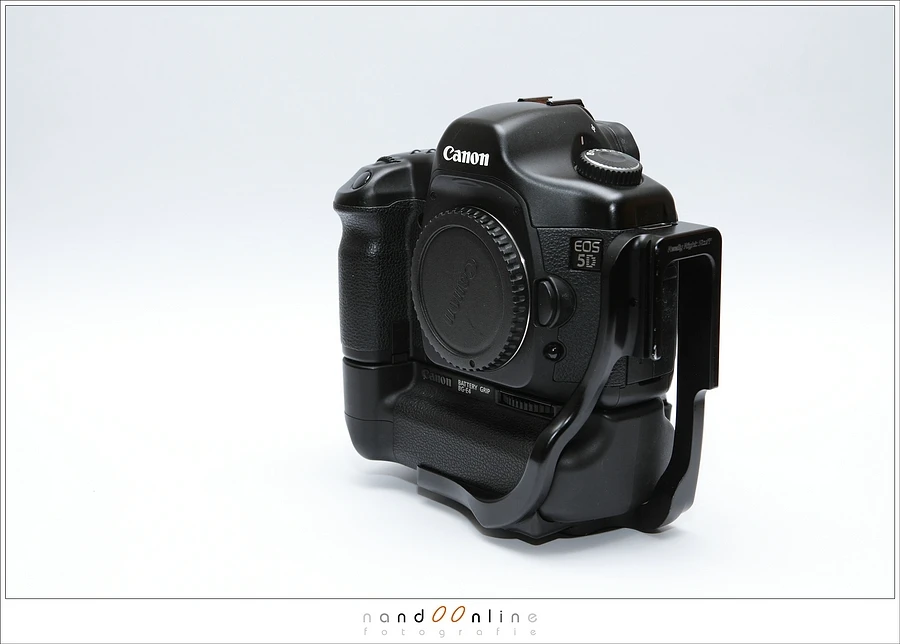 I used a Canon EOS 5D for a while, together with a battery grip. Once the RRS L-bracket was mounted, it never came off. Except when I needed to clean the camera.