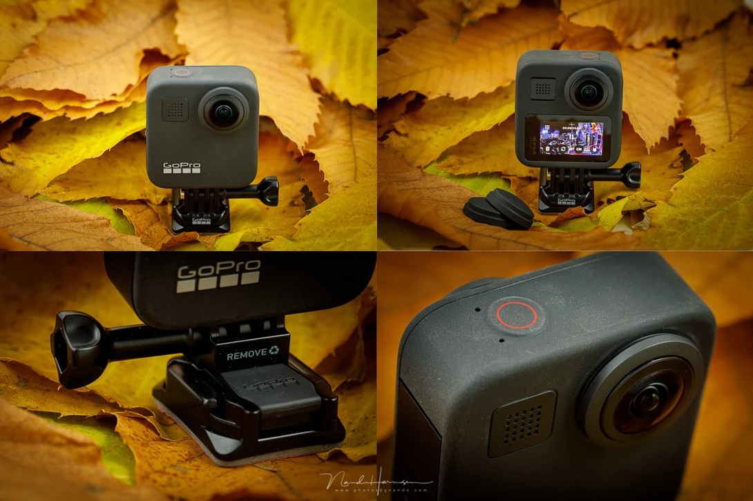 The GoPro MAX looks exactly like... a GoPro. 