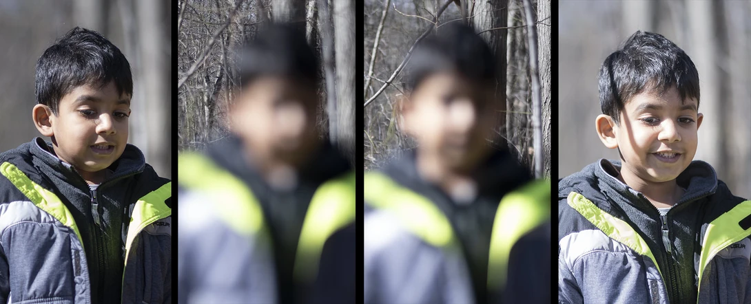 This is the amount of hunting it took over 10 seconds to get an image critically in focus with the camera's Eye-detection AF. It was generally inconsistent in being able to track eyes and worked better (for me at least) with the feature turned off.