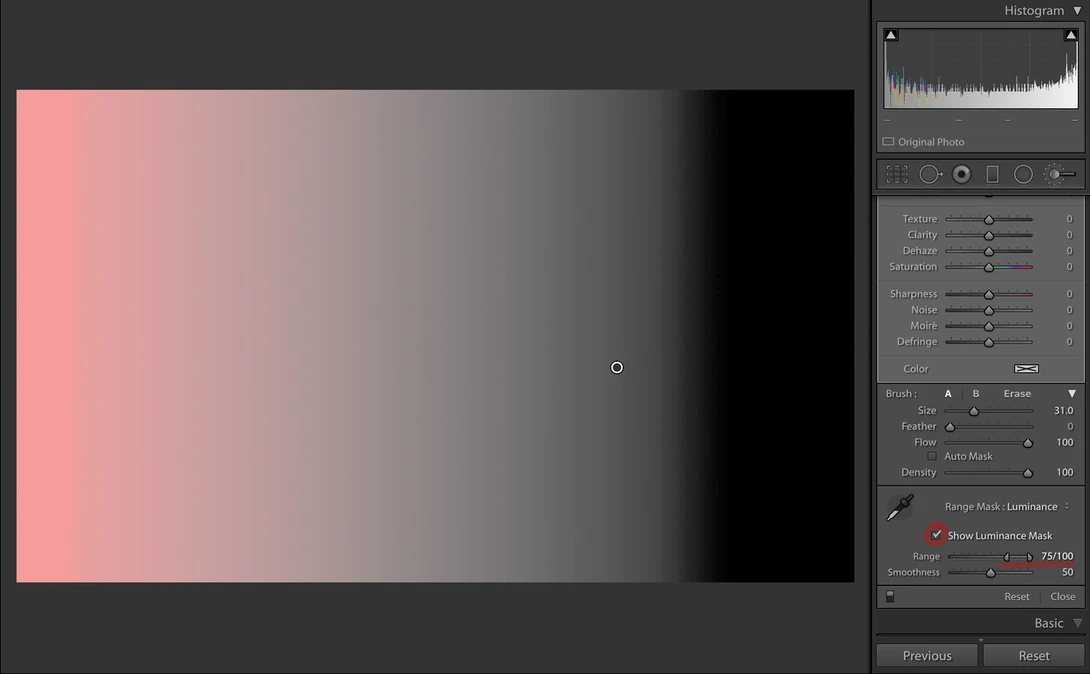 Show Luminance Mask
