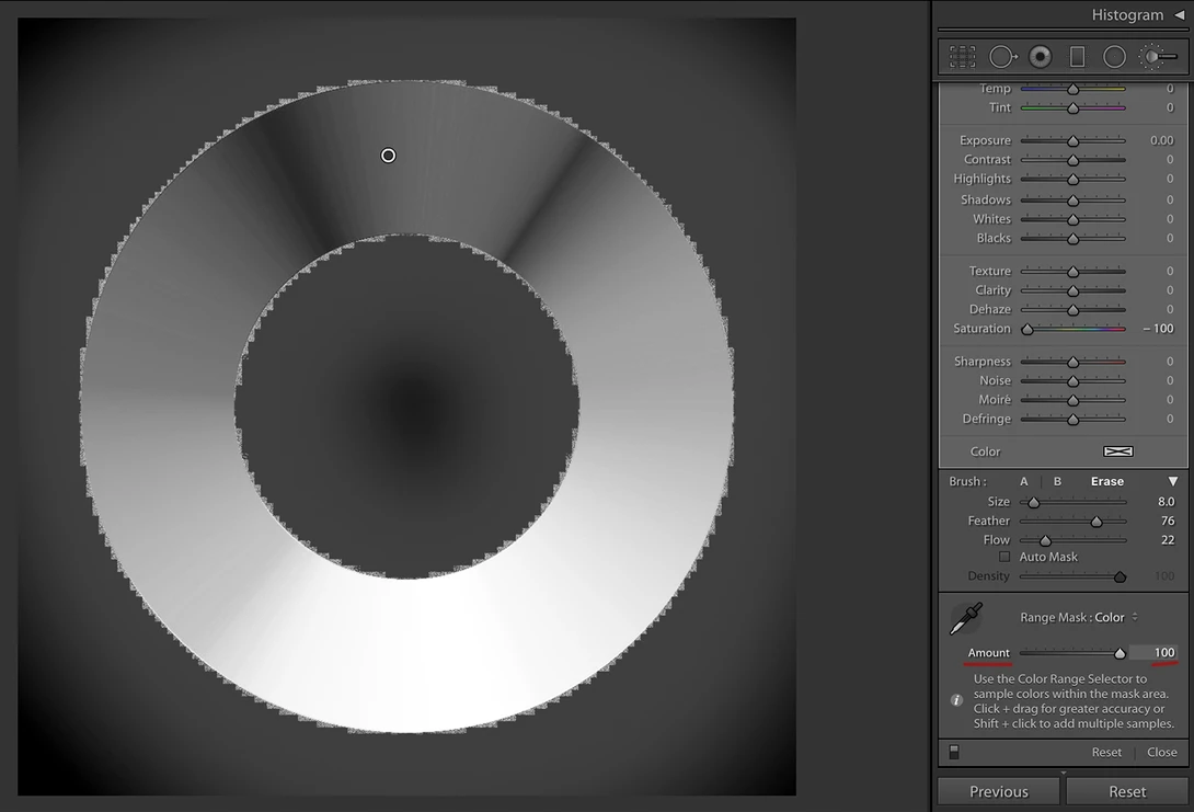 Color Wheel, Amount 100%, overlay