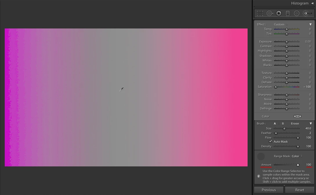 Pink, Amount at 100%