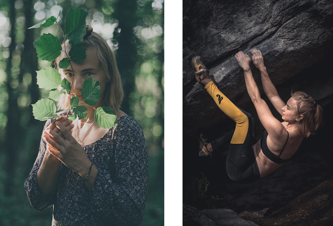 Early outings in the forests of Fontainebleau with the new Samyang 75mm f/1.8 lens.
