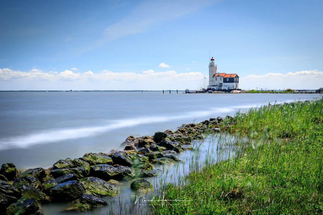 With a dark neutral density filter like a ND1000 or even a ND32,000 you can reach extreme long exposure times. It will smoothen the water even during daylight.