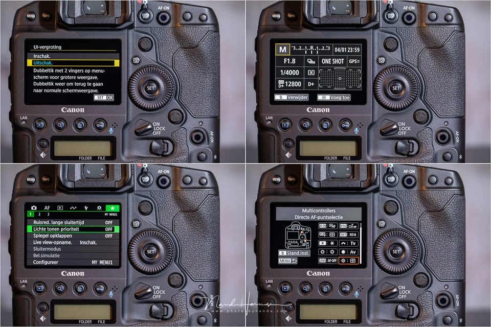 Besides the auto focus, you can customize everything about the Canon EOS 1Dx mark III