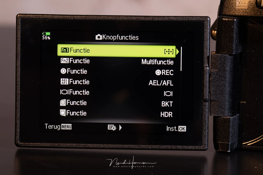 The buttons can be customized to your needs
