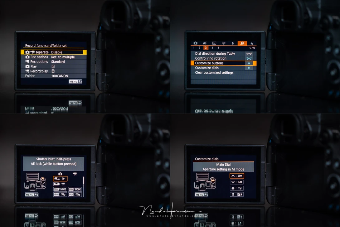 There are a lot of customization possibilities.