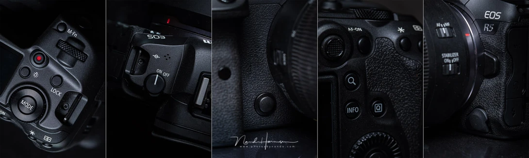 In general, I do like the button layout of the Canon EOS R5. It could be improved, though.