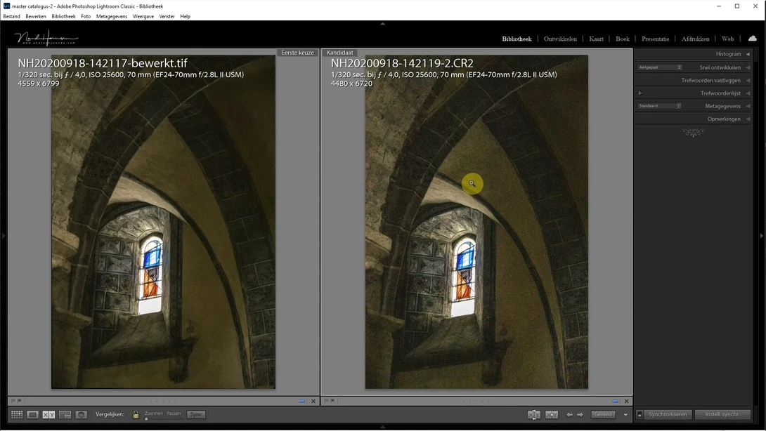I used this technique on another image, with post-processing performed. The post-processing resulted in an even higher noise level. But after the stacking the noise became acceptable.