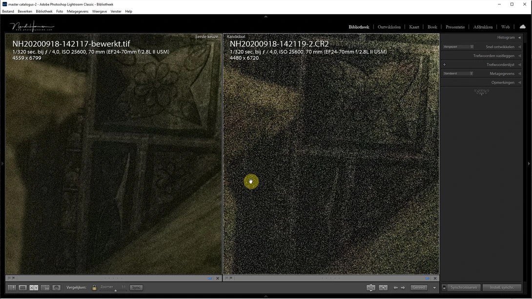 A detail from the second example. Just watch how the details are recovered.