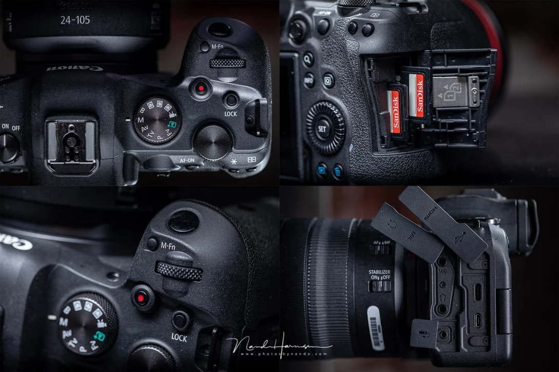The looks of the Canon EOS R6. 
