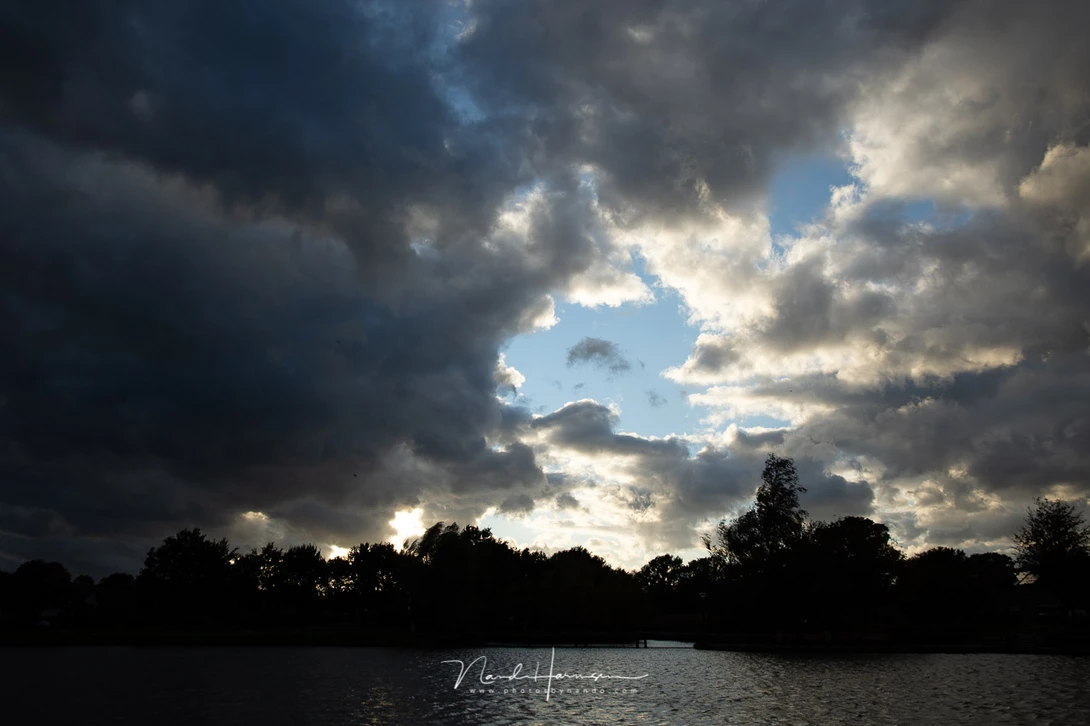 Exposure on the sky will make the foreground very dark