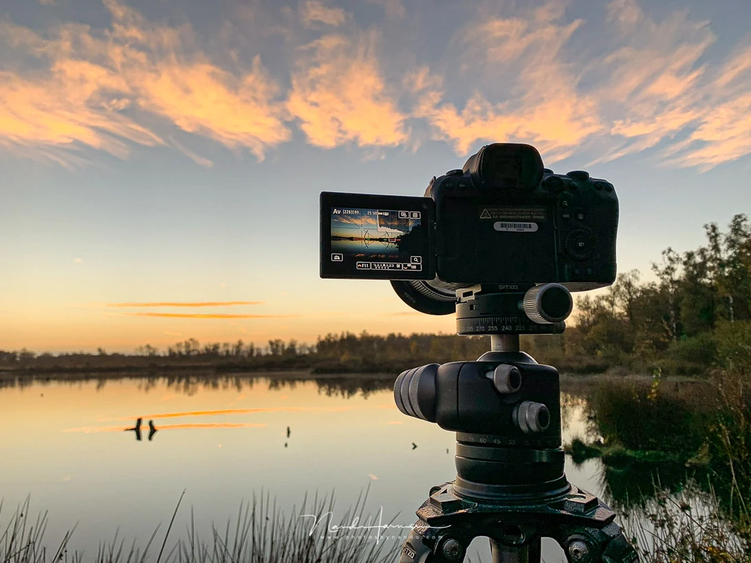 The Canon EOS R6 in use for some landscape photography. 