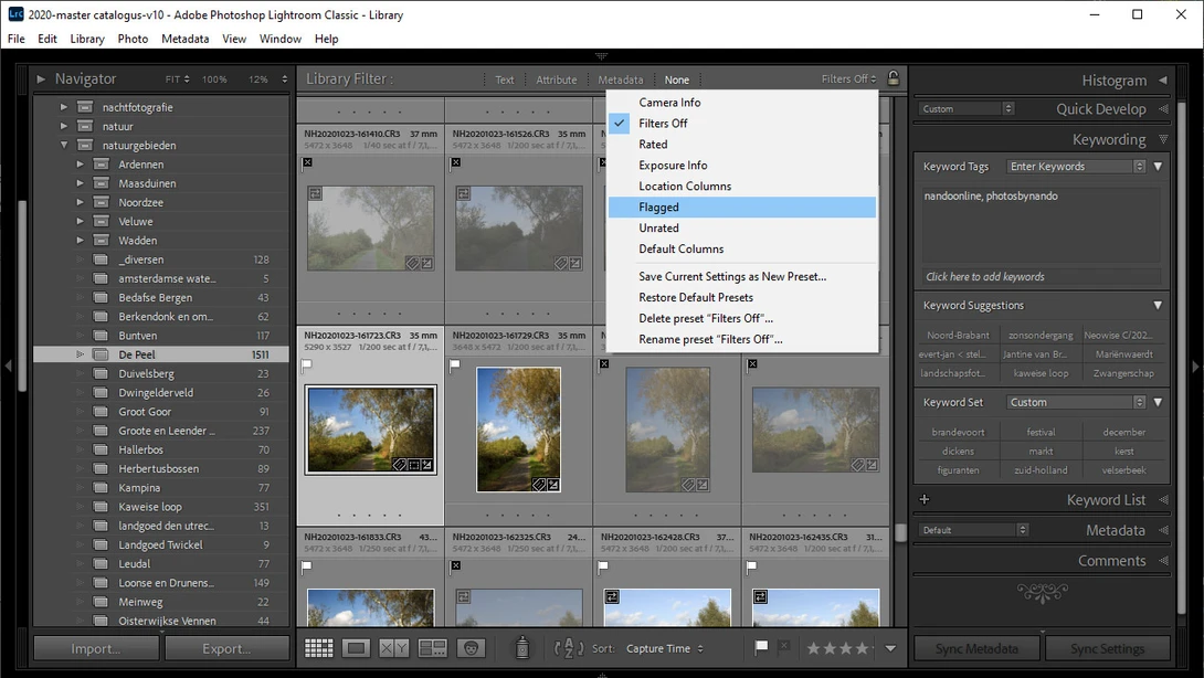 Adding flags will help to identify keepers