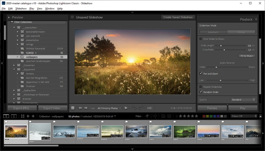 Slideshows can be great to present your work to others. 