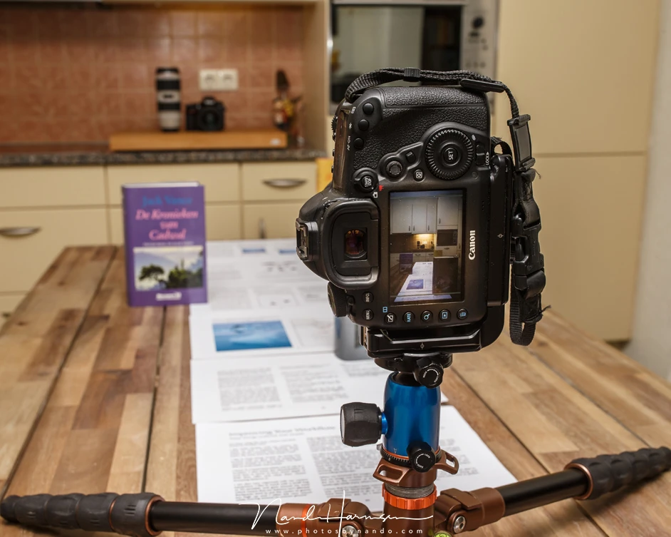This is the test setup I made to show the effect of tilt.