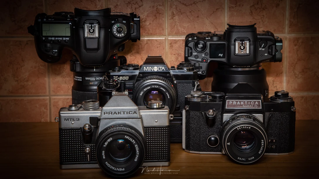 The cameras I have used throughout the years