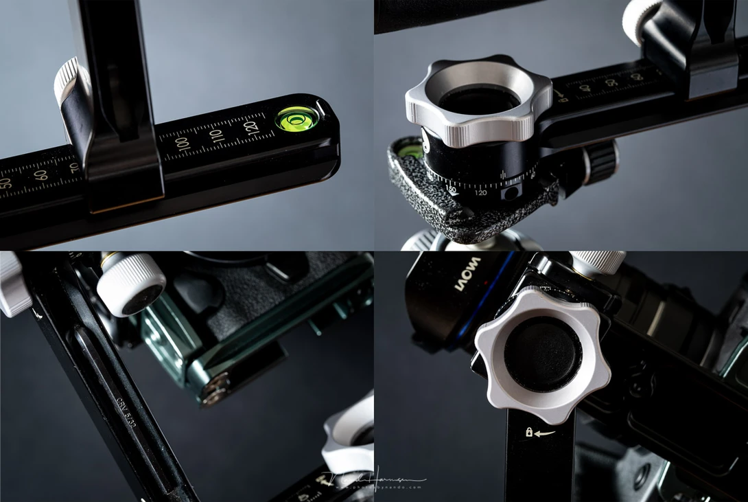 A few details of the RRS PG-01 Compact Pano-Gimbal Head