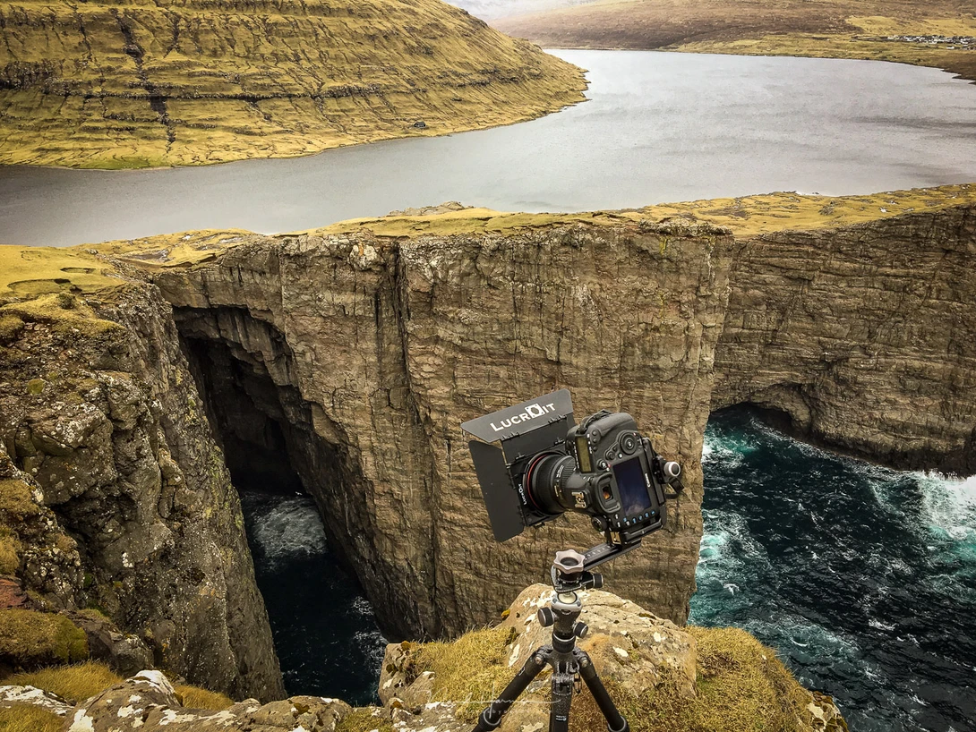 The RRS PG-01 Compact Pano-Gimbal Head in use for 270 degrees multi-row panorama