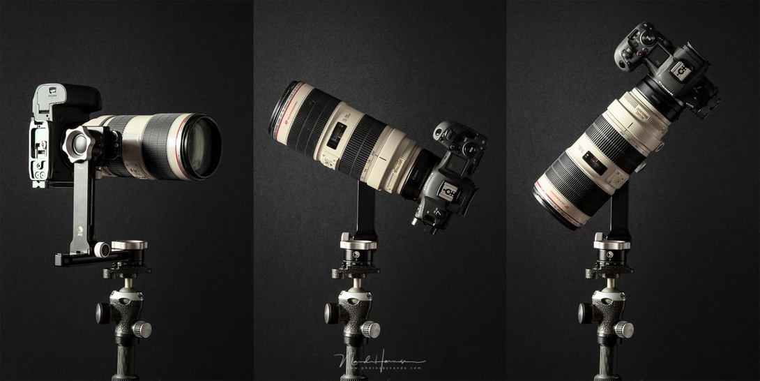 A 70-200mm f/2.8 lens can be used for multi-row panorama shooting for extreme high resolutions.