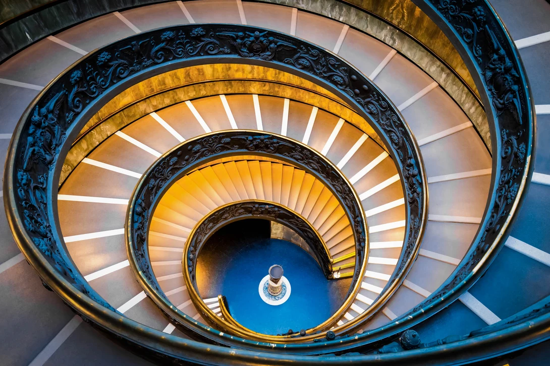 Bramante Staircase in the Vatican