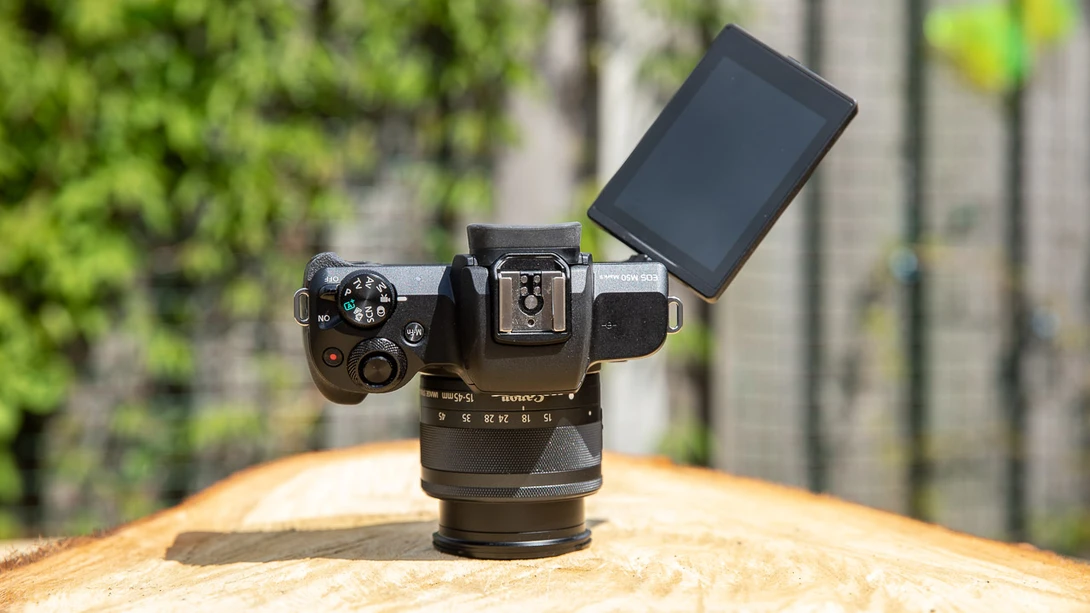 The Canon EOS M50 mark II. This time I got a black version for the review