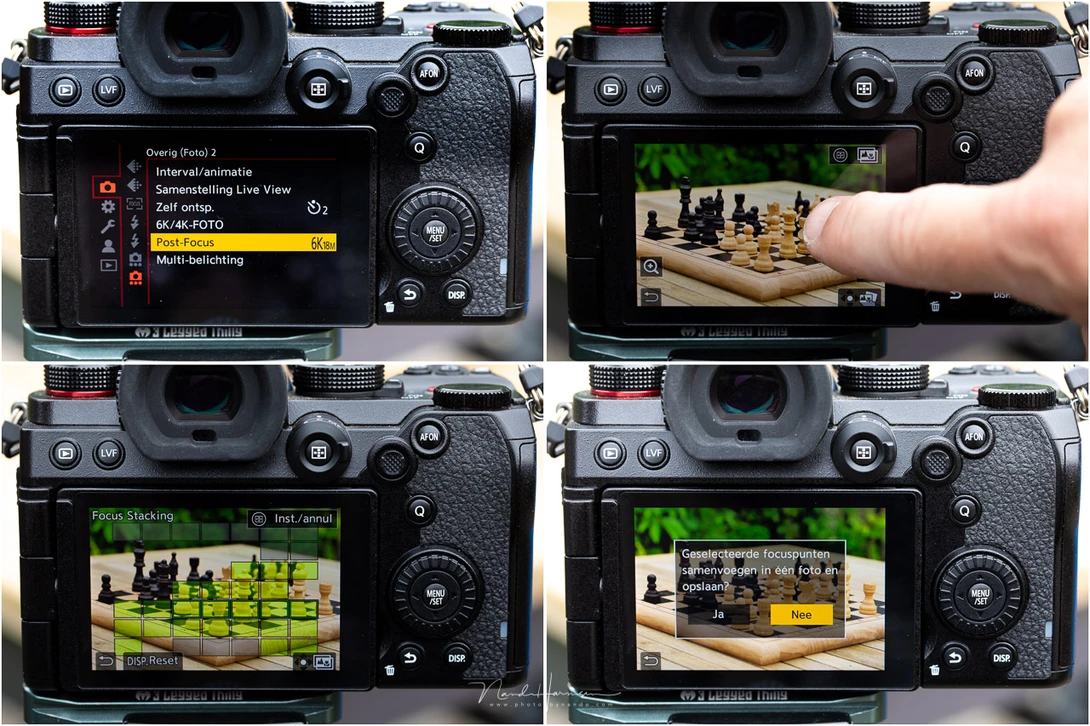 THe post-focus function offers the ability to choose the focus point after shooting. You can also use it for focus stacking.