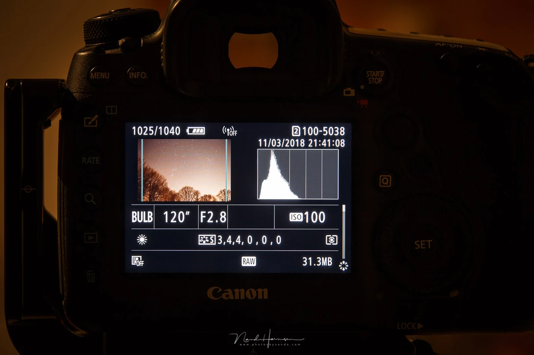 Don't under expose your images. Use the histogram and try to mimic the this one. But don't use too much exposure to the right