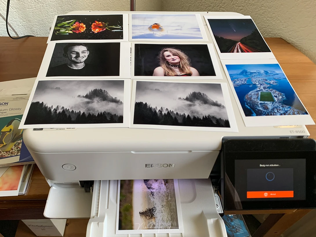 Every print I made looked good. Unfortunately I couldn't get rid of the white border.