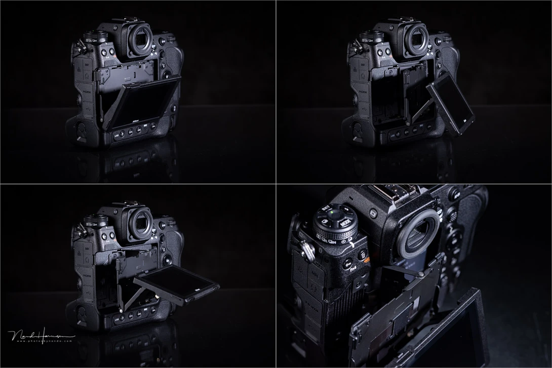 The new articulating screen has a great design. I like it a lot.