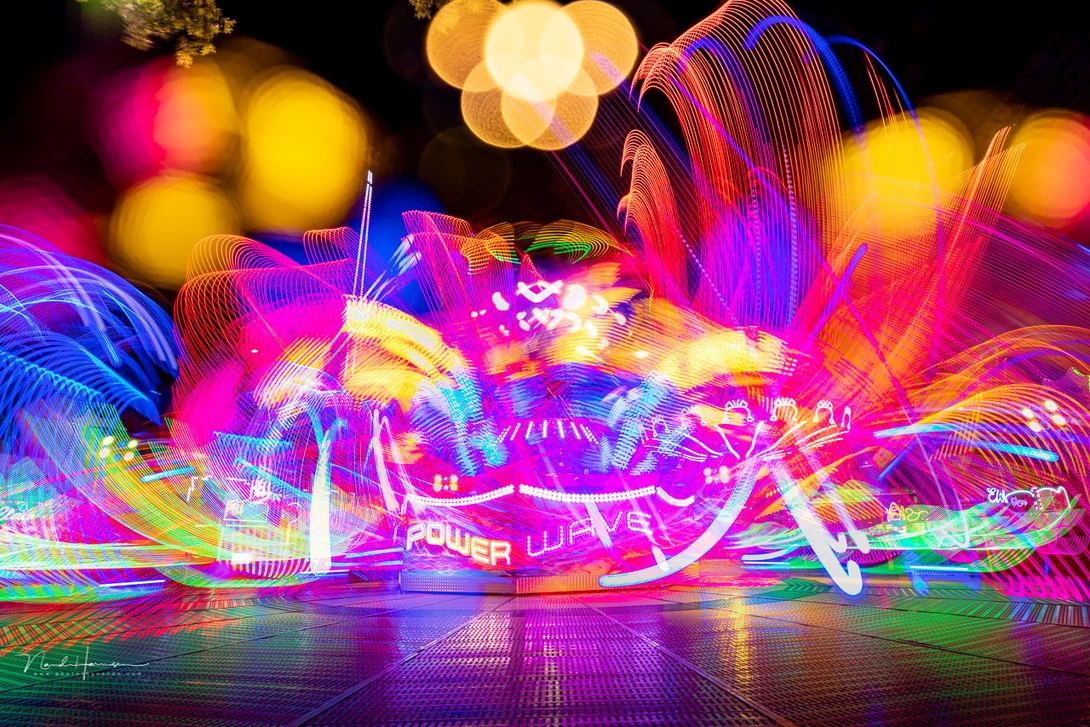 Combination of three images, with one out of focus. Too many exposures can make the image to busy